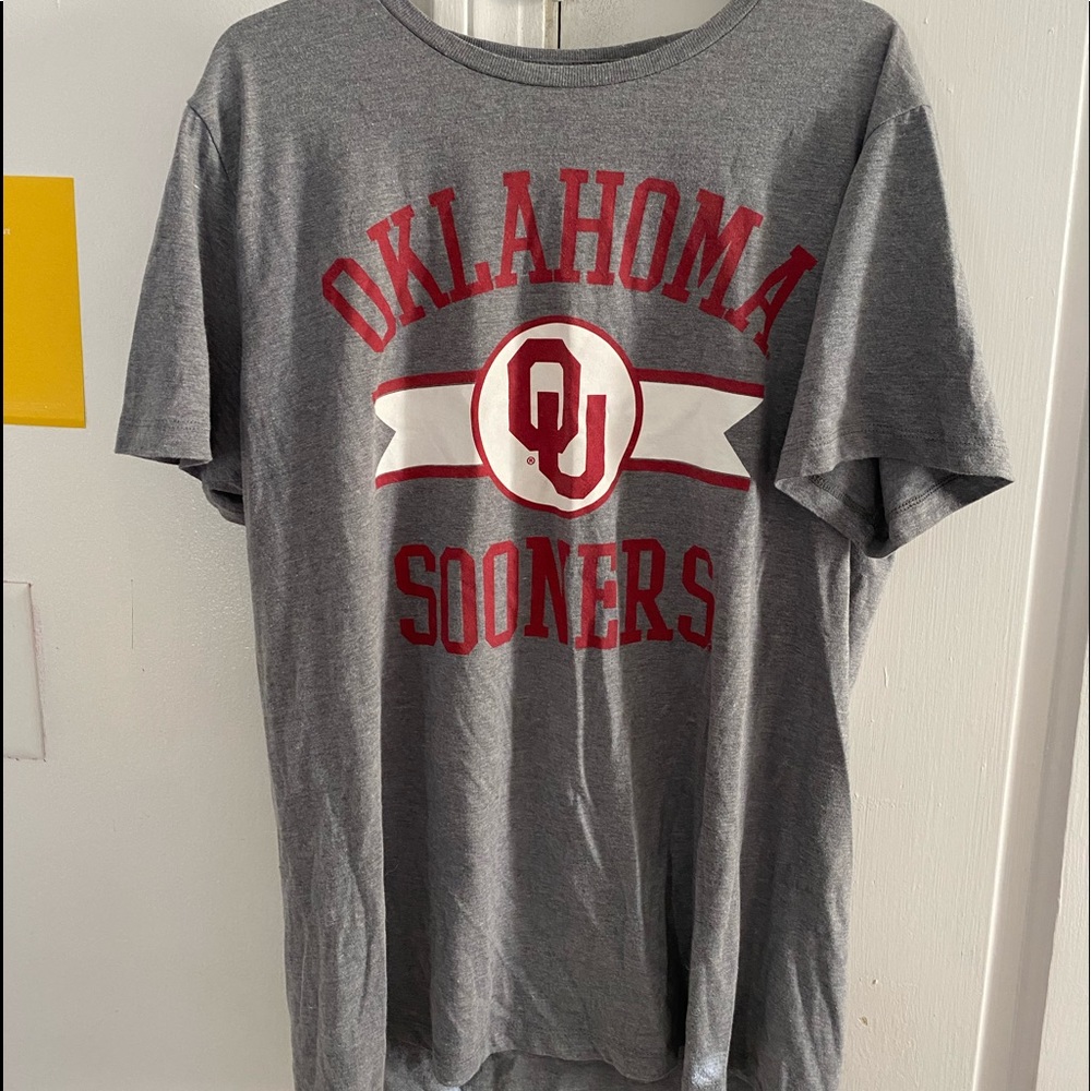 national collegian oklahoma sooners t-shirt size mens large